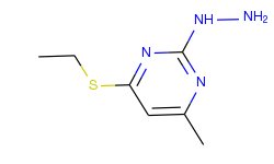 4-ethylsulfanyl-2-hydrazino-6-methyl-pyrimidine