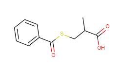 3-(Benzoylthio)-2-methylpropionic acid