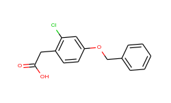 2-(4-(benzyloxy)-2-chlorophenyl)acetic acid