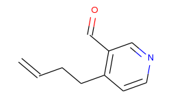 3-Pyridinecarboxaldehyde, 4-(3-buten-1-yl)-