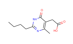 2-Butyl-1,6-dihydro-4-methyl-6-oxo-5-pyrimidineacetic acid