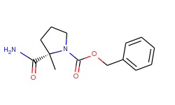 BENZYL (S)-2-CARBAMOYL-2-METHYLPYRROLIDINE-1-CARBOXYLATE