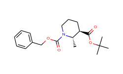 (2S,3R)-1-Benzyl 3-tert-butyl 2-methylpiperidine-1,3-dicarboxylate