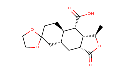 (1R,3aR,4aR,8aR,9S,9aR)-1-Methyl-3-Oxodecahydro-3H-Spiro[Naphtho[2,3-c]Furan-6,2'-[1,3]Dioxolane]-9-