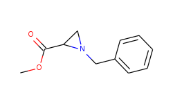 2-Aziridinecarboxylic acid, 1-(phenylmethyl)-, methyl ester