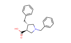 1,4-BIS(PHENYLMETHYL)-TRANS-3-PYRROLIDINECARBOXYLIC ACID