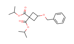 1,1-Cyclobutanedicarboxylic acid, 3-(phenylmethoxy)-, 1,1-bis(1-methylethyl) ester