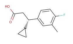 (S)-3-cyclopropyl-3-(4-fluoro-3-methylphenyl)propanoic acid