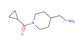 1-[1-(cyclopropylcarbonyl)piperidin-4-yl]methanamine