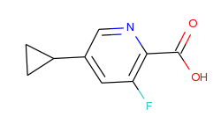 5-CYCLOPROPYL-3-FLUOROPYRIDINE-2-CARBOXYLIC ACID