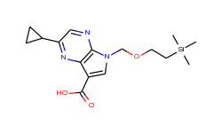 2-CYCLOPROPYL-5-((2-(TRIMETHYLSILYL)ETHOXY)METHYL)-5H-PYRROLO[2,3-B]PYRAZINE-7-CARBOXYLIC ACID