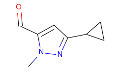 3-CYCLOPROPYL-1-METHYL-1H-PYRAZOLE-5-CARBALDEHYDE