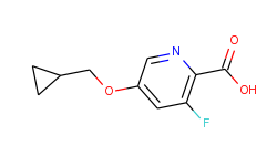 5-(CYCLOPROPYLMETHOXY)-3-FLUOROPYRIDINE-2-CARBOXYLIC ACID