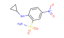 2-cyclopropylamino-5-nitrobenzenesulphonamide