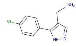 c-[3-(4-chloro-phenyl)-1h-pyrazol-4-yl]-methylamine