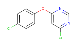 Pyrimidine, 4-chloro-6-(4-chlorophenoxy)-