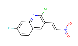 E-2-Chloro-7-fluoro-3-(2-nitro)vinylquinoline