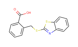 2-[(1,3-benzothiazol-2-ylthio)methyl]benzoic acid