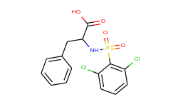 2-{[(2,6-dichlorophenyl)sulfonyl]amino}-3-phenylpropanoic acid