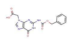 2-[2-(Benzyloxycarbonylamino)-6-hydroxy-purin-9-yl]acetic acid