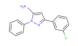 3-(3-chlorophenyl)-1-phenyl-1H-pyrazol-5-amine