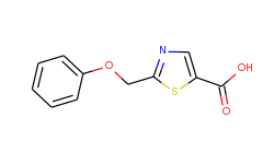 2-(phenoxymethyl)-5-thiazolecarboxylic acid