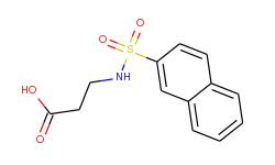 3-[(2-naphthylsulfonyl)amino]propanoic acid