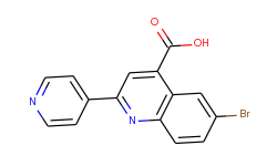 6-Bromo-2-pyridin-4-ylquinoline-4-carboxylic acid