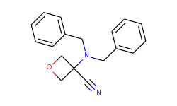 3-(Dibenzylamino)oxetane-3-carbonitrile