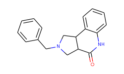 2-benzyl-1,2,3,3a,5,9b-hexahydro-pyrrolo[3,4-c]quinolin-4-one