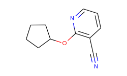 2-(cyclopentyloxy)nicotinonitrile