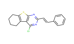 4-chloro-2-[2-phenylvinyl]-5,6,7,8-tetrahydro[1]benzothieno[2,3-d]pyrimidine