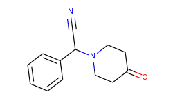 2-(4-Oxopiperidin-1-yl)-2-phenylacetonitrile