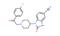 1-(1-(2-(4-Chlorophenyl)-2-oxoethyl)piperidin-4-yl)-2-oxo-2,3-dihydro-1H-benzo[d]imidazole-5-carboni