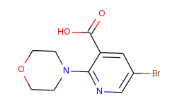 5-bromo-2-morpholinonicotinic acid