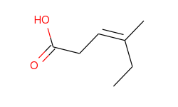 4-methyl-3-hexenoic acid