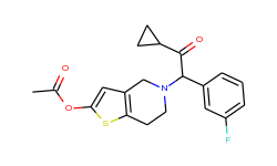 5-(2-Cyclopropyl-1-(3-fluorophenyl)-2-oxoethyl)-4,5,6,7-tetrahydrothieno[3,2-c]pyridin-2-yl acetate