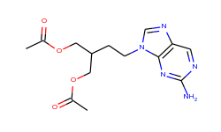 2-(2-(2-Amino-9H-purin-9-yl)ethyl)propane-1,3-diyl diacetate