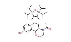 (+)-N-Acetyl 3,4,4a,5,6,10b-Hexahydro-2H-naphtho[1,2-b][1,4]oxazine-9-ol Triisopropylsilyl Ether