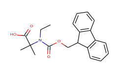 2-((((9H-Fluoren-9-yl)methoxy)carbonyl)(ethyl)amino)-2-methylpropanoic acid