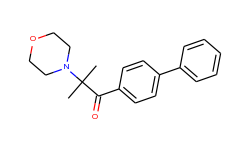 1-Propanone, 1-(1,1'-biphenyl)-4-yl-2-methyl-2-(4-morpholinyl)-