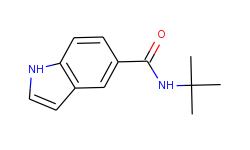 1H-​Indole-​5-​carboxamide, N-​(1,​1-​dimethylethyl)​-