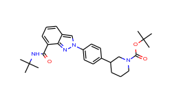 Tert-butyl (3S)-3-[4-[7-(tert-butylcarbamoyl)indazol-2-yl]phenyl]piperidine-1-carboxylate