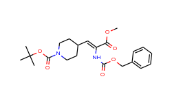 1-Boc-4-(2-Cbz-amino-2-methoxycarbonyl-vinyl)piperidine