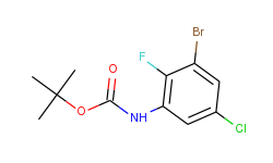 Carbamic acid, N-(3-bromo-5-chloro-2-fluorophenyl)-, 1,1-dimethylethyl ester