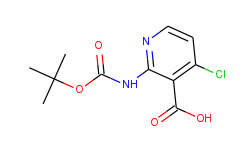 2-(tert-Butoxycarbonylamino)-4-chloronicotinic acid