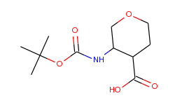 cis-3-Boc-amino-tetrahydropyran-4-carboxylic acid