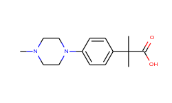 α,α-Dimethyl-4-(4-methyl-1-piperazinyl)benzeneacetic Acid