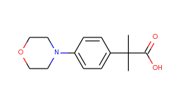 α,α-Dimethyl-4-(4-morpholinyl)benzeneacetic Acid