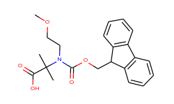 2-((((9H-Fluoren-9-yl)methoxy)carbonyl)(2-methoxyethyl)amino)-2-methylpropanoic acid